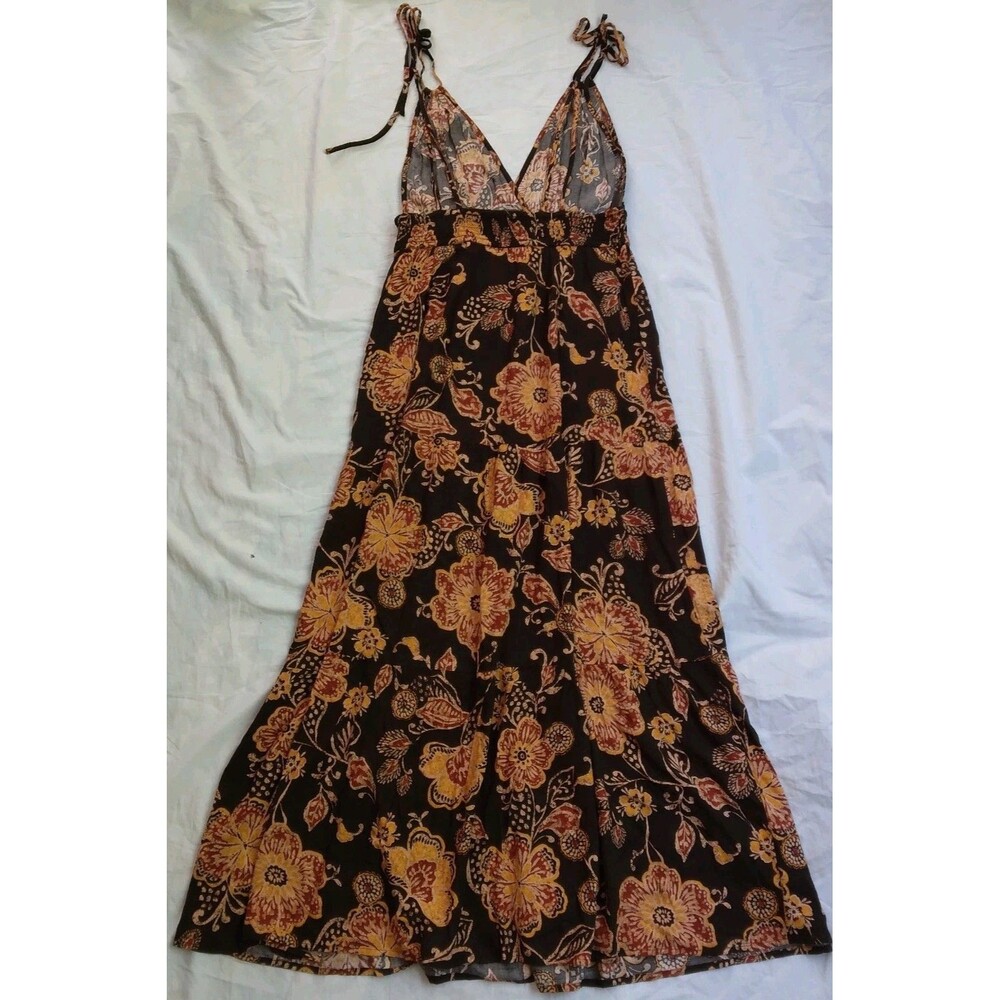 Patrons of Peace Thalia Floral Maxi Dress Boho Festival Cottage Core Festival M - Picture 11 of 14